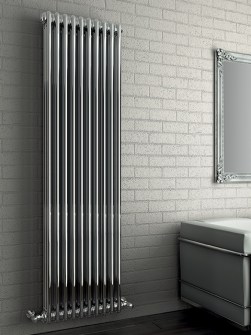 radiador de cromo, radiadores de columna, sección de radiadores, radiador de diseño, radiador de acero